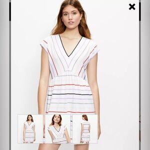 Loft V-Neck‎ Swing Dress Size Medium
